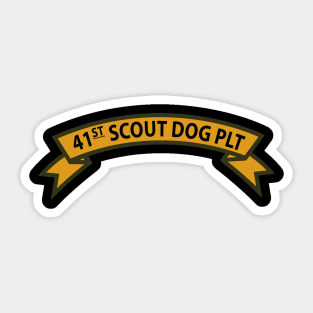 41st  Scout Dog Platoon wo Txt Sticker